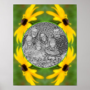Black Eyed Susan Daisy Create Your Own Photo Poster