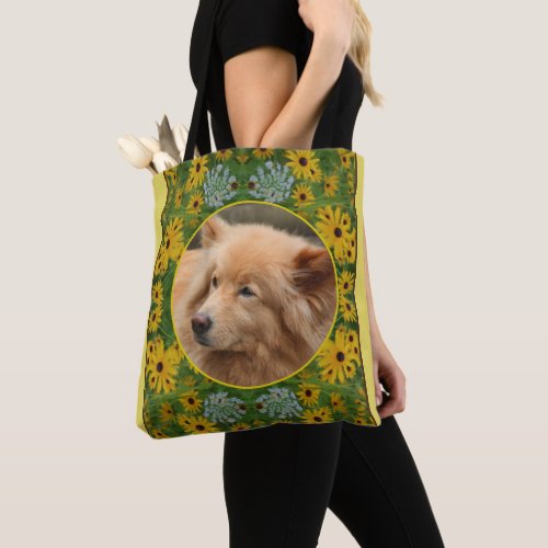 Black Eyed Susan Daisy Create Your Own Photo Tote Bag