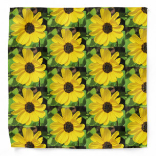 Black Eyed Susan Floral Bandana - tld