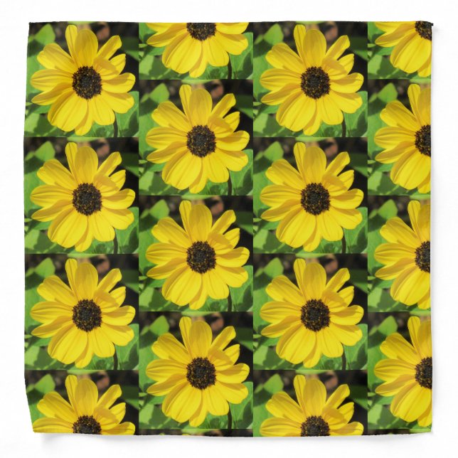 Black Eyed Susan Floral Bandana - tld (Front)