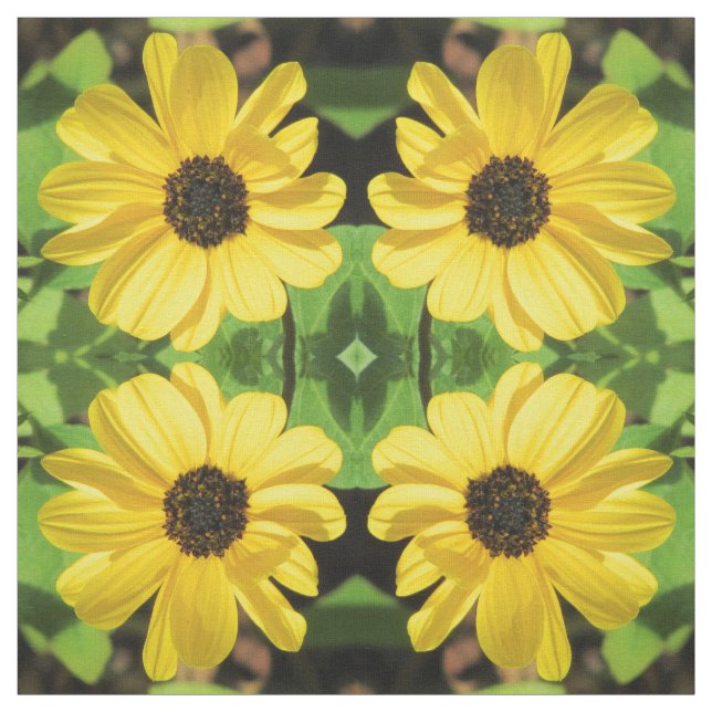 Black Eyed Susan Floral Fabric (Swatch)