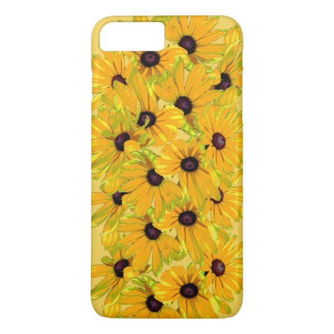 Black Eyed Susan Floral iPhone 8/7 Plus Case