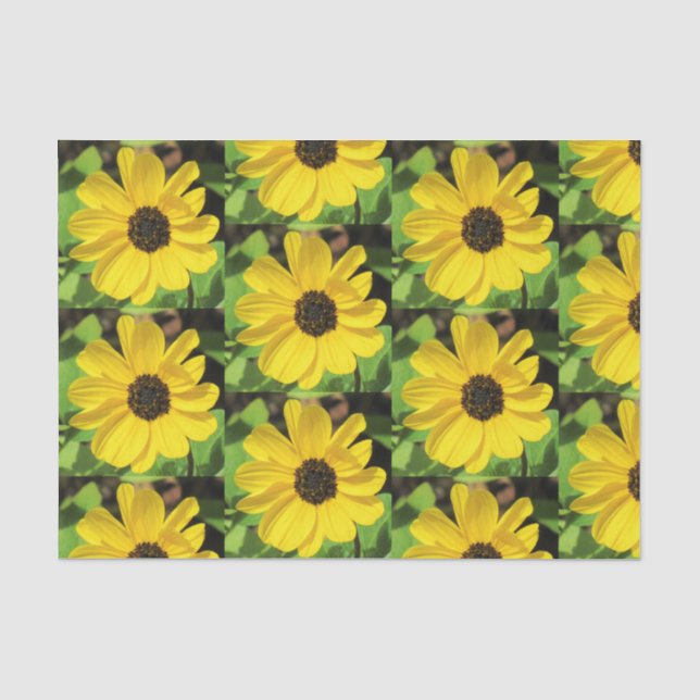 Black Eyed Susan Floral Tissue Paper (Front)
