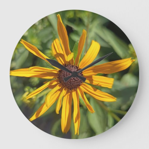 Black-Eyed Susan Floral Wall Clock | Yellow Wildfl