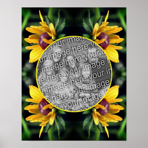 Black Eyed Susan Flower Create Your Own Photo    Poster