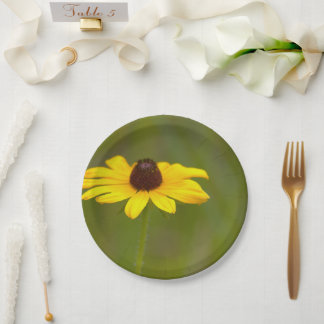 Black-eyed Susan Flower Paper Plates