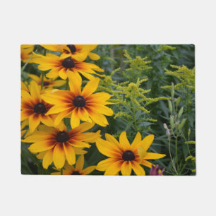 Black eyed susan flowers doormat