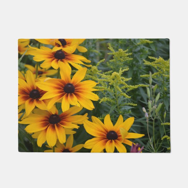 Black eyed susan flowers doormat (Front)