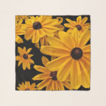 Black-Eyed Susan Flowers Floral Chiffon Scarf<br><div class="desc">This beautiful chiffon scarf presents yellow and gold Black-eyed Susan flowers. What a wonderful idea for gardeners and nature lovers!</div>
