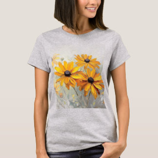 Black-eyed Susan Flowers Women's Basic T-Shirt