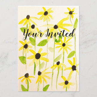 Black-Eyed-Susan Invitation