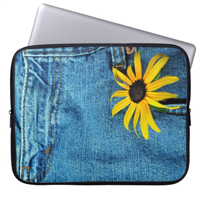 Black-eyed Susan Laptop Sleeve (Front)