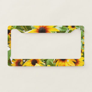 Black Eyed Susan License Plate Frame