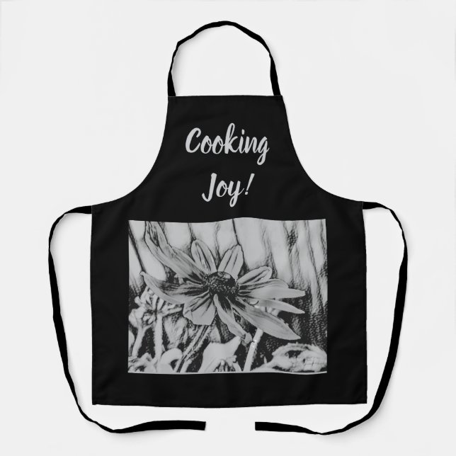 Black Eyed Susan Potholder Set Apron (Front)