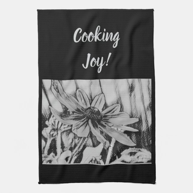 Black Eyed Susan Potholder Set Kitchen Towel (Vertical)