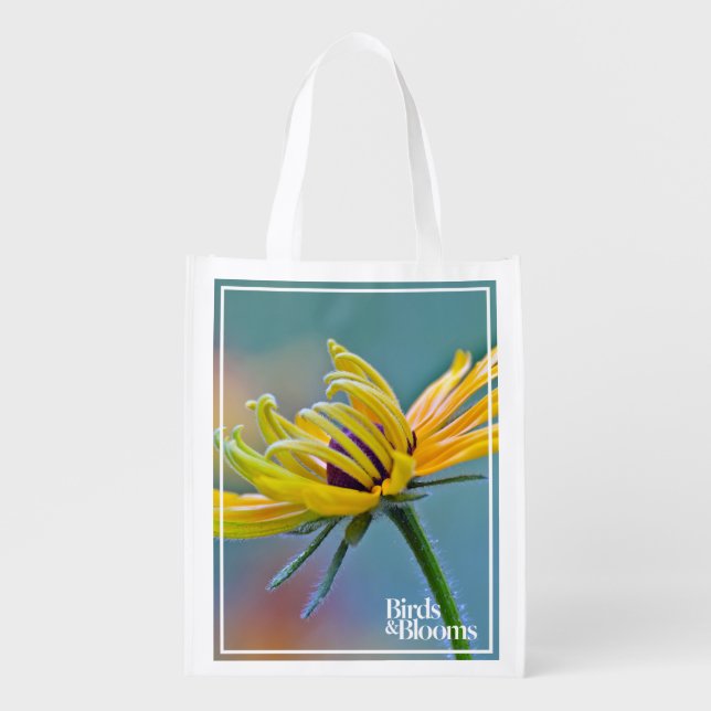 Black-eyed Susan Reusable Grocery Bag (Front)