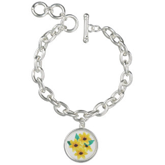 Black-Eyed Susan  (Rudbeckia Fulgida) Bracelet