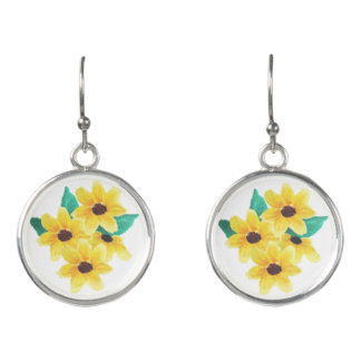 Black-Eyed Susan  (Rudbeckia Fulgida) Earrings