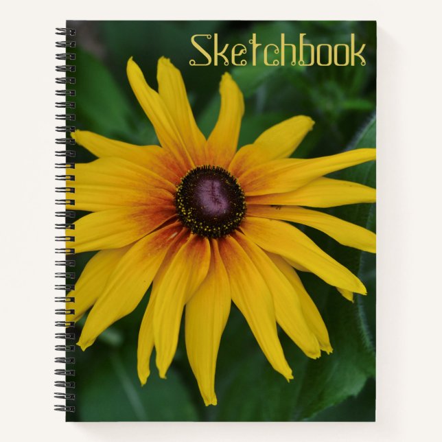 Black-eyed -Susan Sketchbook Notebook (Front)