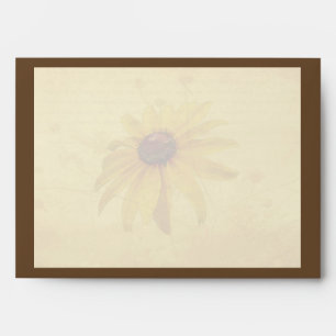 Black-Eyed Susan Wildflower & Quotation Envelope