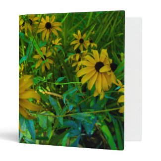 Black-Eyed Susans 3 Ring Binders