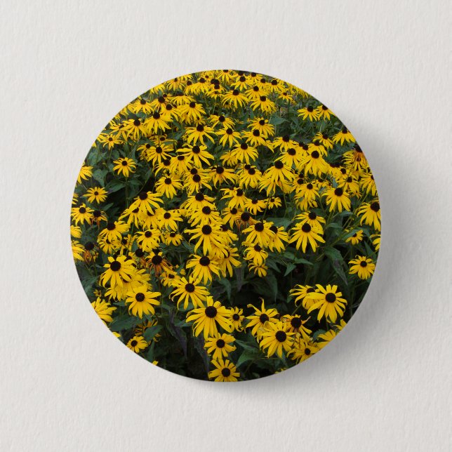 Black-Eyed Susans Button (Front)