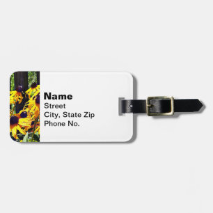 Black Eyed Susans by Fence Luggage Tag