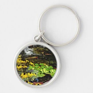 Black-Eyed Susans By Koi Pond Keychain