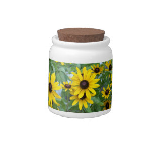 Black Eyed Susans Candy Jar