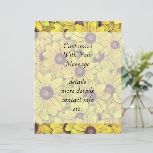 Black Eyed Susans Everywhere (Standing Front)