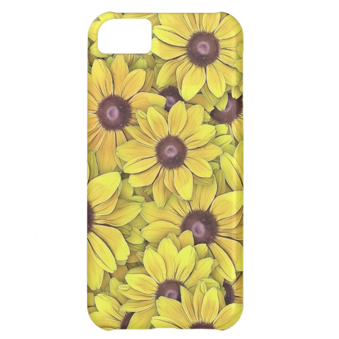 Black Eyed Susans Everywhere iPhone 5C Covers