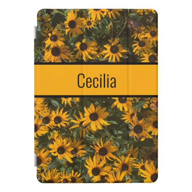 Black eyed Susan's Flowers Floral iPad Pro Cover (Front)