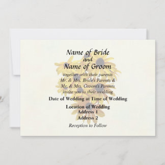 Black Eyed Susans Heart II Invitation