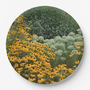 Black-eyed Susans Paper Plate