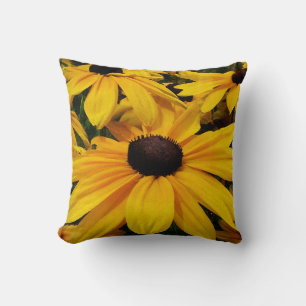 Black Eyed Susans Throw Pillow