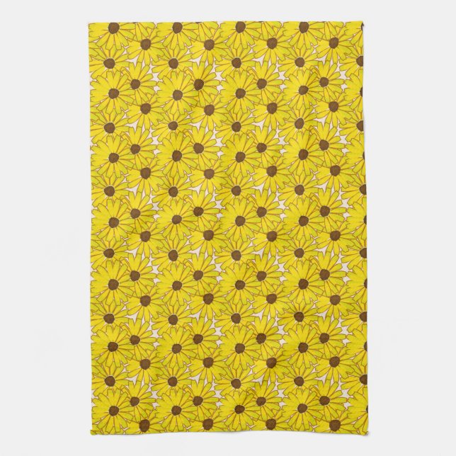 Black Eyed Susan's Towel (Vertical)