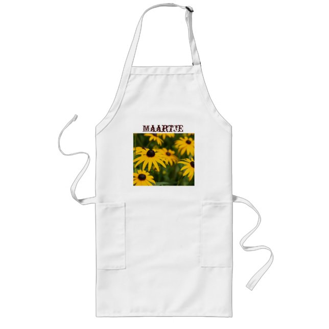 black eyed susies, Maartje Long Apron (Front)