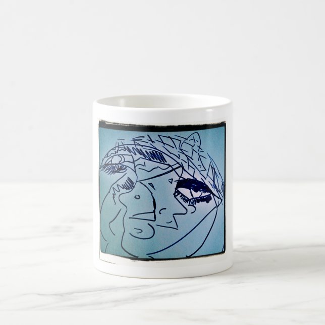 BLACK EYELASH COFFEE MUG (Center)