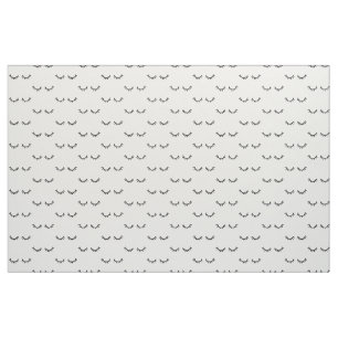 Black Eyelashes Fabric