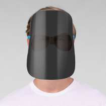 Black Face Shield
