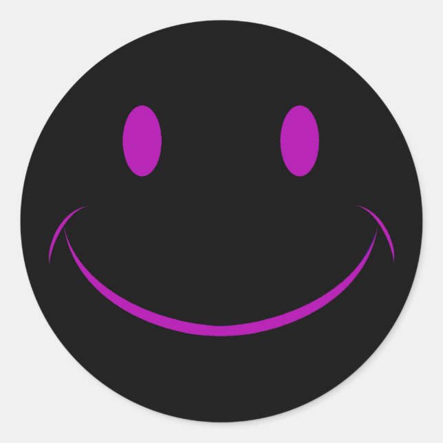 Black Face Sticker (Front)