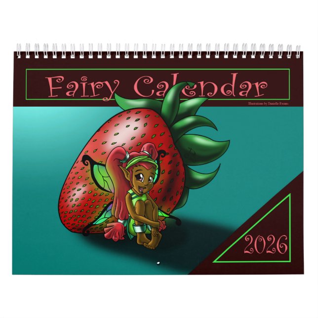 Black Fairies 2026 Calendar (Cover)