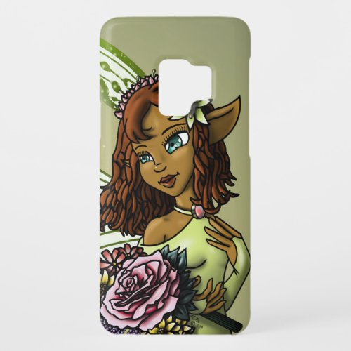 Black Fairy and Flowers Case_Mate Samsung Galaxy S9 Case