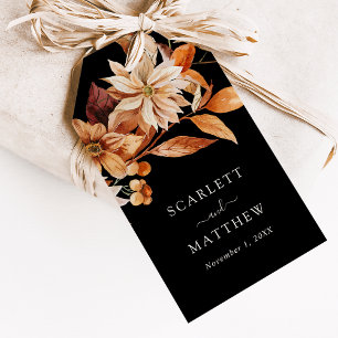 Black Fall Favor Tags