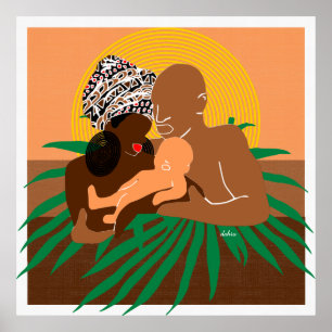 Black Family Brown Love Black Love Poster
