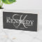 Black Family Monogram Last Name