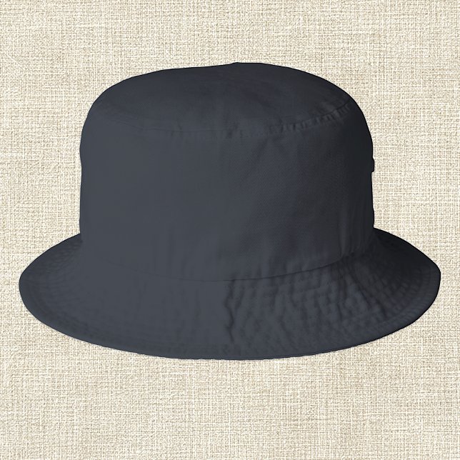 Black Fashion Bucket Hat / Customize (Black Bucket Hat / Create Your Own)