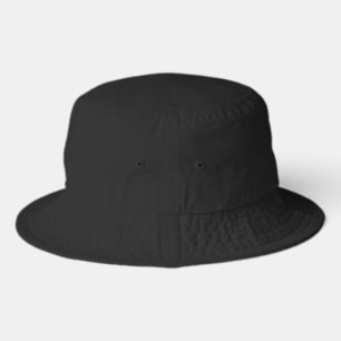 Black Fashion Bucket Hat / Customize