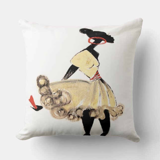 Black FASHION Pillow (Front)