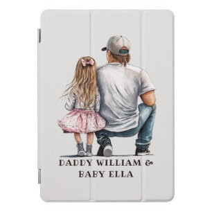 Black Father and Daughter Bond (11) iPad Pro Cover